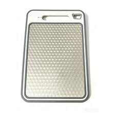 1/2pcs Double-Sided Cutting Board Set, Includes Knife Sharpener, Bottle Opener, Garlic Grinder, Made Of Wheat Straw And 430 Stainless Steel, Large Non-Slip Kitchen Chopping Board, Handleless, Suitable For Meat, Bread, Cheese, Vegetables, Chicken, Barbecue - View 7
