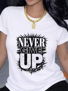 SuaveWomen's Fun Print T-Shirt - Casual Short-Sleeved Round-Neck Loose-Fit Top, Machine Washable For All Seasons, Comfortable And Durable Print, Festival-Themed Suitable For Various Holiday Gifts, Local Warehouse DeliverycuteNew Arrival - 白色 - 查看 6