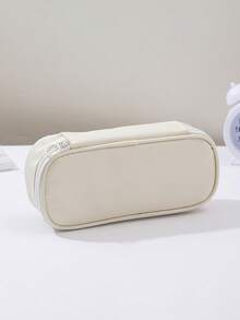 1pc Back To School Minimalist Solid Color Large Capacity Student Stationery Pencil Case, Multi-Layer Classified Storage Pencil Pouch, Campus Large Capacity Desktop Stationery Accessories Storage Bag, Multi-Functional Dormitory Cosmetic Storage Bag, Can Be Used To Store Pens, Rulers, Erasers And A Series Of Storage Pencil Boxes,Back To School - Multicolor - View 14