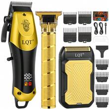 LQT Men's Grooming Kit (4pcs/3pcs/1pc) - Mini Hair Clipper, Ear & Nose Trimmer & Men's Razor, Cordless Trimmer, USB-C Charging, Suitable For Home Haircutting, Travel Beard Trimming And Personal Care. Ideal Holiday Gift, Men's Gift - View 14