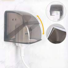 Protective Cover For Type 86 Outdoor Socket, Waterproof Cover For Bathroom Electrical Socket, Rainproof Box For Power Outlet, Electrical Supplies - WHITE - View 8