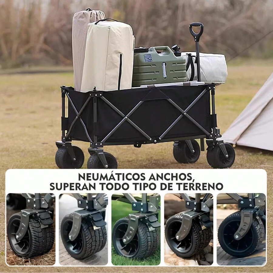 Storage Carts - 150L Rubber Extended Flat Fold Type - View 1