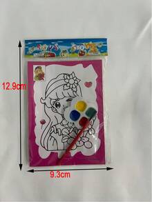 15/20/30张儿童水彩画，学前儿童涂色页，DIY水彩画工艺品，教育涂鸦画 - 彩色 - 查看 5