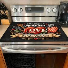 1pc Kitchen Pattern Printed Absorbent Dish Drying Mat, Espresso Machine Countertop Absorbent Mat, Sink Drain Mat, Soft Faucet Absorbent Mat, Sink Cup Mat, Kitchen & Bathroom Accessories - Multicolor - View 7