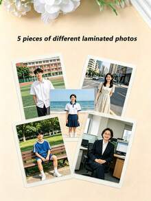 Customized Laminated Photos With Jute Rope And Wooden Clips, Suitable For Graduation, Wedding, Birthday, Party Gifts, Home Decor In Living Room And Bedroom. Waterproof, Long-Lasting, Damage-Resistant Photos. Mini Wooden Clips And Jute Rope - Reusable, Space-Saving, Multipurpose Decor Clips For Photo Display - Photo Of the Film Coating - View 14