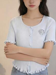 Women Tops - Black - View 7
