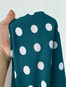 Vestido tipo camisa sin mangas a rayas azul de talla grande, cintura entallada, versátil y elegante - Azul - Ver 7