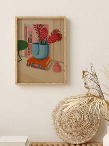 6 Tranh Canvas Trừu Tượng Treo Tường, Tranh Nghệ Thuật Nữ, Tranh Giày Bốt, Tranh Hoa, Tranh Nghệ Thuật Tối Giản, Trang Trí Phòng Khách, Trang Trí Phòng Bé Gái, Không Khung - Hoạt hình - Xem 6