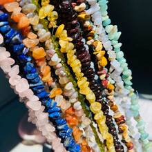 Natural Stone Beads 5-8mm Asymmetric Crystal Gravel Beads Bracelet For Jewelly Natural Gravel For Jewelry Making Freeform Beads Diy Necklace Bracelet - Multicolor - View 7