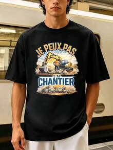 T-Shirts Hommes - Noir - Voir 2