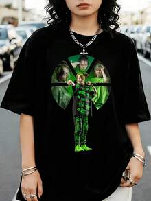 Women T-Shirts - Black - View 7