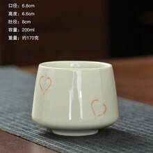 200毫升/7盎司陶瓷杯，饰有可爱的樱花图案，有粉色、绿色和米色可选，适用于公寓、咖啡馆、咖啡店、咖啡吧等场所，可用作陶瓷水杯、冰咖啡杯，可爱小物，伴娘礼物，女士礼物，厨房用品，男士礼物，不带盖隔夜燕麦罐，咖啡杯，新娘礼物，乔迁礼物，伴娘礼物，浓缩咖啡杯 - 彩色 - 查看 10
