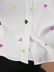 Blusa sin mangas para mujer, de verano, con diseño versátil y elegante, estampado digital de cerezas, imprescindible, alta tasa de devolución, vuelta al colegio, camisa sin mangas para damas - Blanco - Ver 4