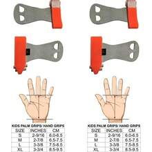 Small orange - PUSH Athletic Gymnastics Youth Hand Grips - como en la imagen - Ver 1