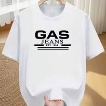 Printed T-Shirt For Men And Women - 白色 - 查看 1
