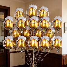 16 Inch Mini Wine Glass Shaped Aluminum Foil Balloons, Suitable For Birthday, Wedding, Valentine's Day Decoration - Multicolor - View 3