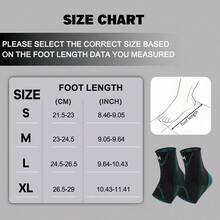 AA MASEDA 1pc Ankle Compression Sleeve, Sports Support Ankle Brace, Comfortable & Snug Fit For Ankle Joint, Suitable For Men & Women Sports, Fitness, Running, Hiking - Black - View 8