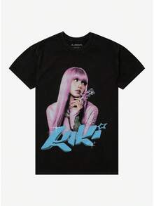 Portrait T-Shirt, Women's Shirts, Women's Sweatshirts, Women's Casual Sweater Blouse, Summer Prom Dresses - 黑色 - 查看 1