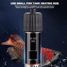 水族加熱棒 小型USB溫度控制器 魚缸恆溫加熱 精確溫控恆溫水族加熱器 寵物飲水恆溫安全加熱器 缺水保護 適用於 - 彩色 - 查看 2