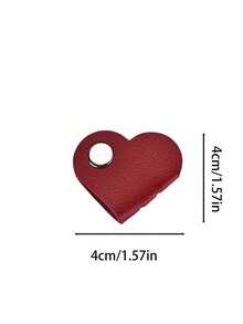 Heart Shaped Cord Organizer Earphones Headphones Cable Winder Organizer For Men And Women Cute Pu Leather Cable Organizer Ideal For Bags Use Travel Essentials Accessories Organizer Luggage Suitcase Back To School - Multicolor - View 11