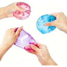 Premium Big Block Cube ,Ice Cube Squishies Toys,Durable, Slow-Rebound Fingertip Exquisite Spherical Ice Cube With BoxGift-Ready (Blue) - Pink - View 3