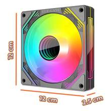 PC Case Fan 120mm RGB PWM Silent Cooling - View 2