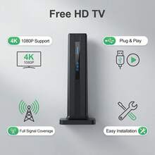 Digital HD TV Antenna Indoor, 4K 1080P Long Range, High-Quality Signal For Home Entertainment - Xem 6