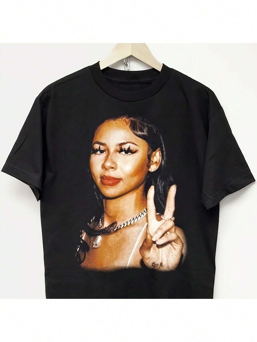 Camiseta unisex Mariah_Scientist_Pattern_Iconic Pose_Name con estampado neutro, suave y lavable, esencial, casual, de estilo urbano, para todas las estaciones, con estampado de alta calidad, elección para fans y entusiastas del estilo urbano Y2K