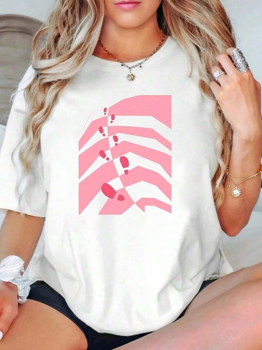 100% Cotton T-Shirt For Men And Women, Plus And Tall Sizes, With A Drinking Raccoon Print And The Slogan "Snacks Make Me Nice", Soft, Retro, Fun, Animal Print, Machine Washable, Casual Round Neck T-Shirt For All Seasons, Suitable For Men And Women, 220G. - 白色 - 查看 1
