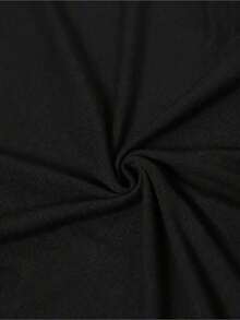 Camiseta Estampada de Moda para Mujer, Cuello Redondo, Estilo Casual, Ligera y Transpirable, Adecuada para Primavera y Verano. Camiseta de Algodón, Regalo Ideal. - Negro - Ver 6