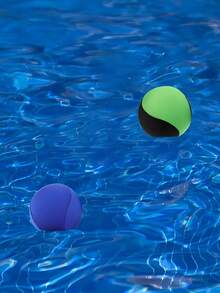 1pc Water Bounce Ball, Surfing Water Jumping Bounce Ball, Suitable For Swimming Pool, Beach And Outdoor Activities | Beach Essential - Multicolor - View 7