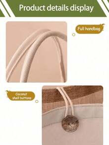 Túi tote vải canvas chủ đề y tá và túi đựng mỹ phẩm đồng bộ - Túi vải lanh chắp vá in họa tiết ống nghe, trái tim, ống tiêm, nhiệt kế, bền và nhẹ, vật dụng thiết yếu hàng ngày của y tá, túi lưu trữ đa năng túi đựng mỹ phẩm ví sắp xếp, phù hợp để đi làm, đi làm, giải trí du lịch, mua sắm, dã ngoại, quay lại trường, tốt nghiệp, quà tặng Ngày Nhà giáo - Nhiều màu - Xem 8