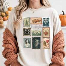New Arrival 2026, Epcot Inspired Retro T-Shirt With "Living With The Land" Aesthetic, Fun "D Park Get In Loser We Re Gonna Learn About Lettuce" Print T-Shirt, Soft, Breathable, 100% Cotton Fabric, Women's Everyday Graphic Print T-Shirt. - 白色 2 - 查看 6