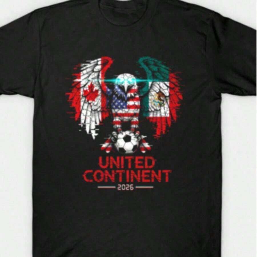 2026 World Cup Jersey, Canada, Mexico, USA Jersey, Soccer Fan Jersey, 2026 World Cup, Soccer Jersey, Matching Family Jersey, Unisex Jersey - 黑色 4 - 查看 1