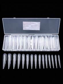 Khuôn nối móng gel hình bướm - Thiết kế tái sử dụng với các đường kẻ chuyển màu và đánh số; Hình bướm giúp dễ dàng tạo hình; Thích hợp cho cả nối móng tại salon và tại nhà. - Trong sáng - Xem 10
