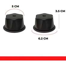 Kit Regadera Negra 20cm Tubo Redondo Y Manerales - Negro - Ver 3