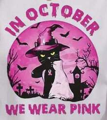 Women's Pure Cotton T-Shirt With A Witch Cat Print, Round Neck, Lightweight And Breathable Fabric, Casual And Fashionable Short-Sleeved Shirt, Perfect For Halloween Costumes QL8P. Suitable As A Gift. Women's T-Shirt. Elegant Blouses. Boho Chic. Soft, Breathable, And Comfortable Women's Top, Ideal For Spring, Summer, And Autumn, Perfect For Vacations, Travel, And Everyday Wear. - 白色 - 查看 2