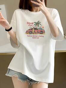 Women T-Shirts - White - View 3