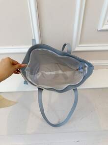 Large Capacity Handbag For Women, New Arrival Minimalist Commuting Shoulder Tote Bag - Multicolor - View 4