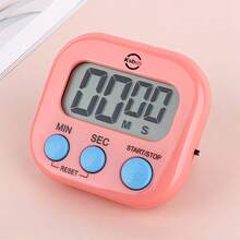 1 pieza Temporizador digital de cocina de gran pantalla - Temporizador de cuenta regresiva preciso con alarma fuerte, alimentado por batería de ABS, electrónico, adecuado para maestros, chefs, hogar y aula, con pantalla fácil de leer y diseño compacto - Multicolor - Ver 18