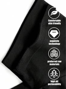 | Exquisite Design | Loose And Comfortable | Easy To Match | Women's Printed T-Shirt - 100% Cotton, 180 Grams, Breathable Casual Top, Exclusive Heart And Star Prints For International Women's Day, Suitable For Outdoor Activities, All-Season Wear (Regular Fit S-XXXL), Sporty Round Neck Design, Comfortable Fabric. - 黑色 - 查看 4