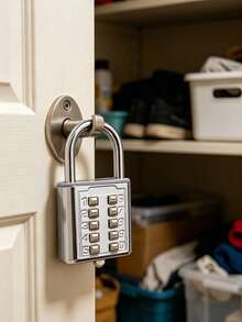 Digital Combination Lock, Keyless, Waterproof, Suitable For Suitcases, Pencil Cases, Backpacks, Cartoon Waterproof Padlock Suitable For Outdoor Travel, Student Dorms, Cabinets, Drawers, Helmets, Cabinets, Suitcases, Travel Accessories, School Gym Lockers, Sports Lockers, Fences, Toolboxes - Multicolor - View 8