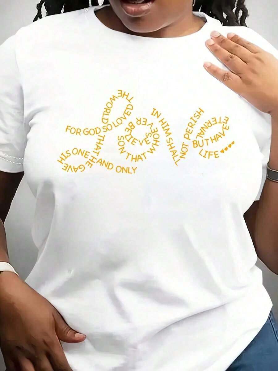 Suave, transpirable y ligero para comodidad durante todo el día. Camiseta Love In Bible Verses, camiseta de San Valentín para mujeres cristianas, camiseta con versículo bíblico, regalo de San Valentín para mamás religiosas, camiseta de amor de San Valentín. Cuello redondo clásico con un corte relajado que favorece todas las formas del cuerpo y es fácil de combinar con jeans, pantalones cortos y leggings. - Blanco - Ver 1