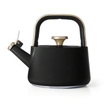 1.8L Ceramic Non-Stick Stovetop Teapot, Black Sesame Color Tea Kettle For Boiling Water & Tea Brewing, Kitchen Use - View 2