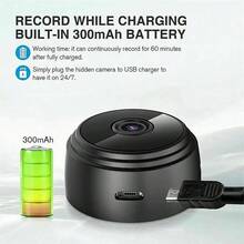 A9 Spy Camera With Voice And Image Recorder 6J8U - Black - View 8