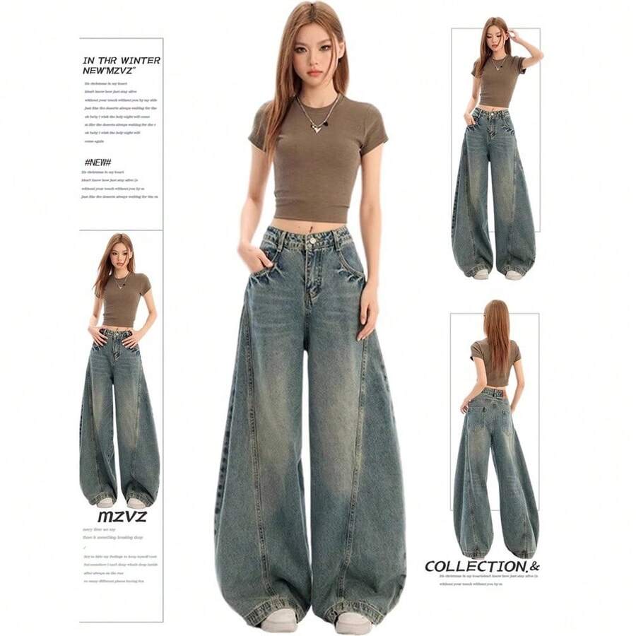 Women Jeans - Retro Blue - View 1