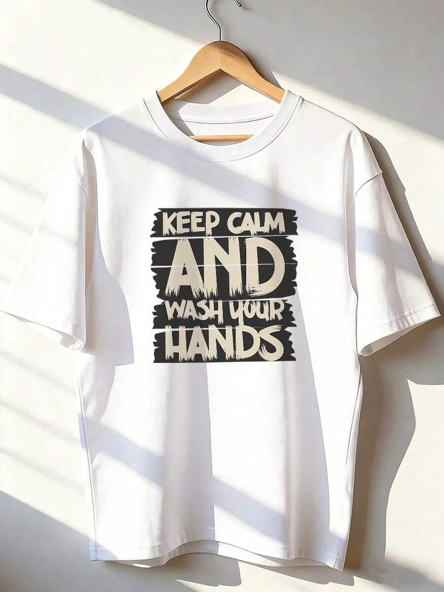 Casual And Fun Style Short Sleeve T-Shirt, Fashionable Short Sleeve T-Shirt For Spring And Summer 2026, Made In Mexico, 180 Grams. Cartoon Print, Couple Design, Suitable For Indoor Or Outdoor Wear. Crew Neck, Unisex, Ideal For Office And Leisure. One-Piece Pack. - WH-P631577SLNDXZGY617 - 查看 1