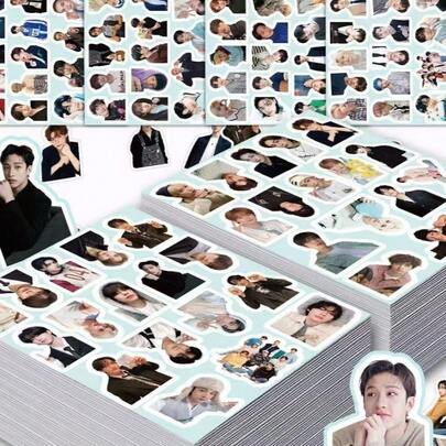 103pcs/6 Large Sheets Waterproof Vinyl Stickers, Suitable For Laptop, Water Bottle, Phone Case, Luggage, Cute Aesthetic Stickers, Fan Gift