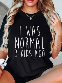 Camiseta Estampada para Mujer - Camiseta Casual de Manga Corta y Cuello Redondo en Negro con Texto Blanco Mujer Rubia - Corte Relajado para Todas las Estaciones, Perfecta para Uso Diario y Atuendos de Vacaciones (Lavable aáquina). - Blanco - Ver 1