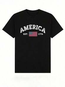 Camiseta de manga corta con cuello redondo suave y casual de verano para mujer, tops para salir, vintage, Gen Z, tops, curvas, ropa Y2K, algodón, Italia, Grecia, tops de mujer, tops bonitos, camisetas gráficas, conjuntos de primavera, estilo callejero americano, casual deportivo, estilo unisex, estilo casual urbano, casual, jersey, camisetas holgadas, ropa de calle retro, estilo de los 90, estilo de los 2000, subcultura, estilo europeo, tops negros, tops blancos, conjuntos de fiesta de los 90. Blanco - Negro - Ver 5